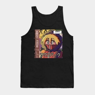 Vaporwave anime cartoon retro aesthetic Tank Top